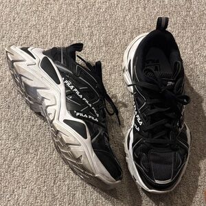 Fila Black & White Chunky Sneakers